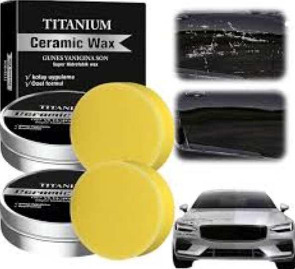 Car Wax Ceramic Coating - 100g Profesyonel Titanyum Seramik Cila Kremi