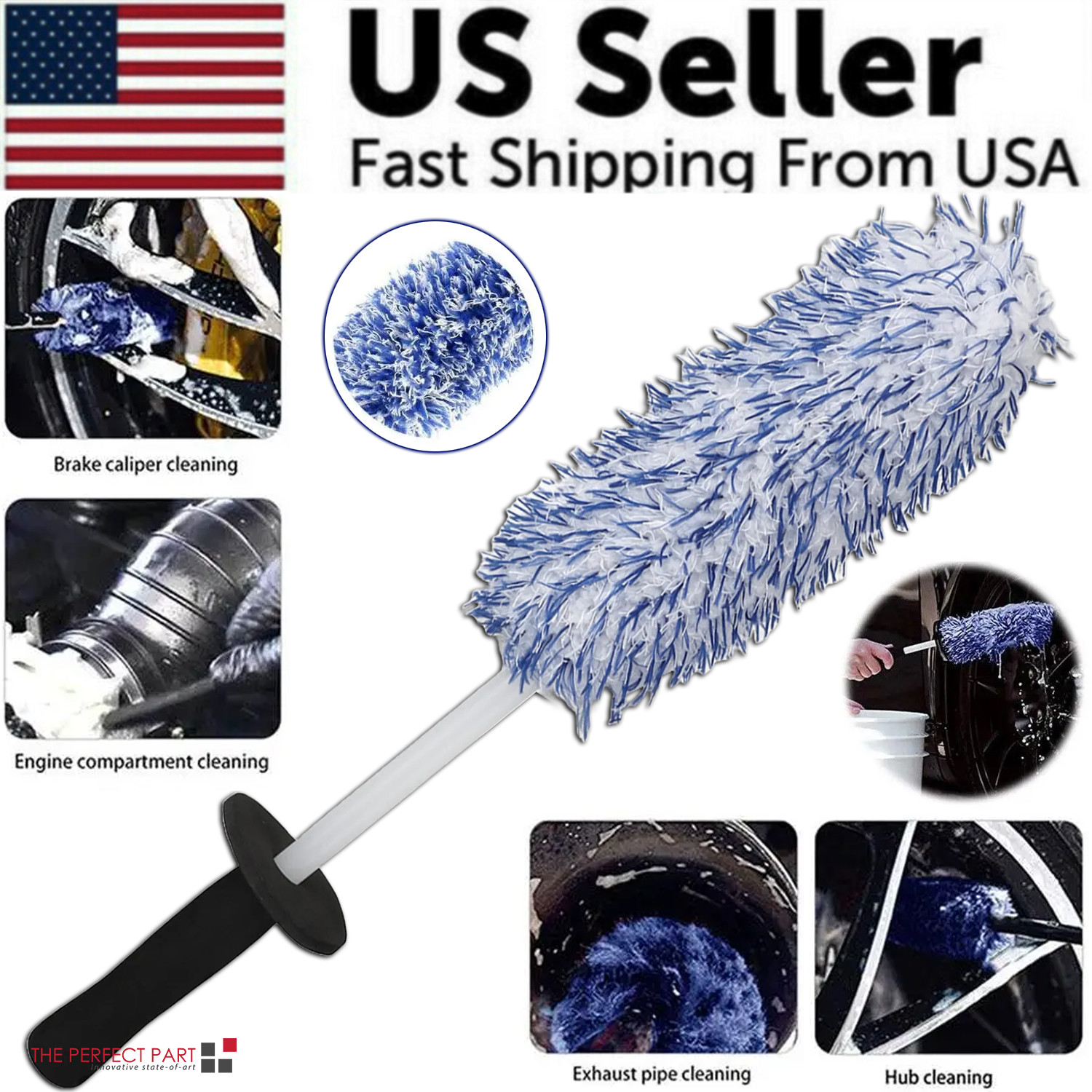 Wheel Cleaner Alloy - Araba Alaşım Jant Temizleme Fırçası Aleti