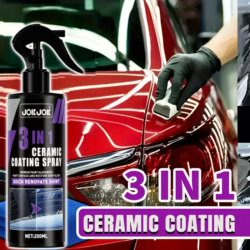 Car Wax Ceramic Coating - 3'ü 1 Arada Seramik Sıvı Kaplama