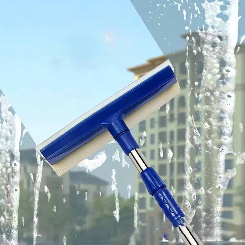 Glass Cleaner Streak - 2'si 1 Arada Teleskopik Pencere Temizleyici