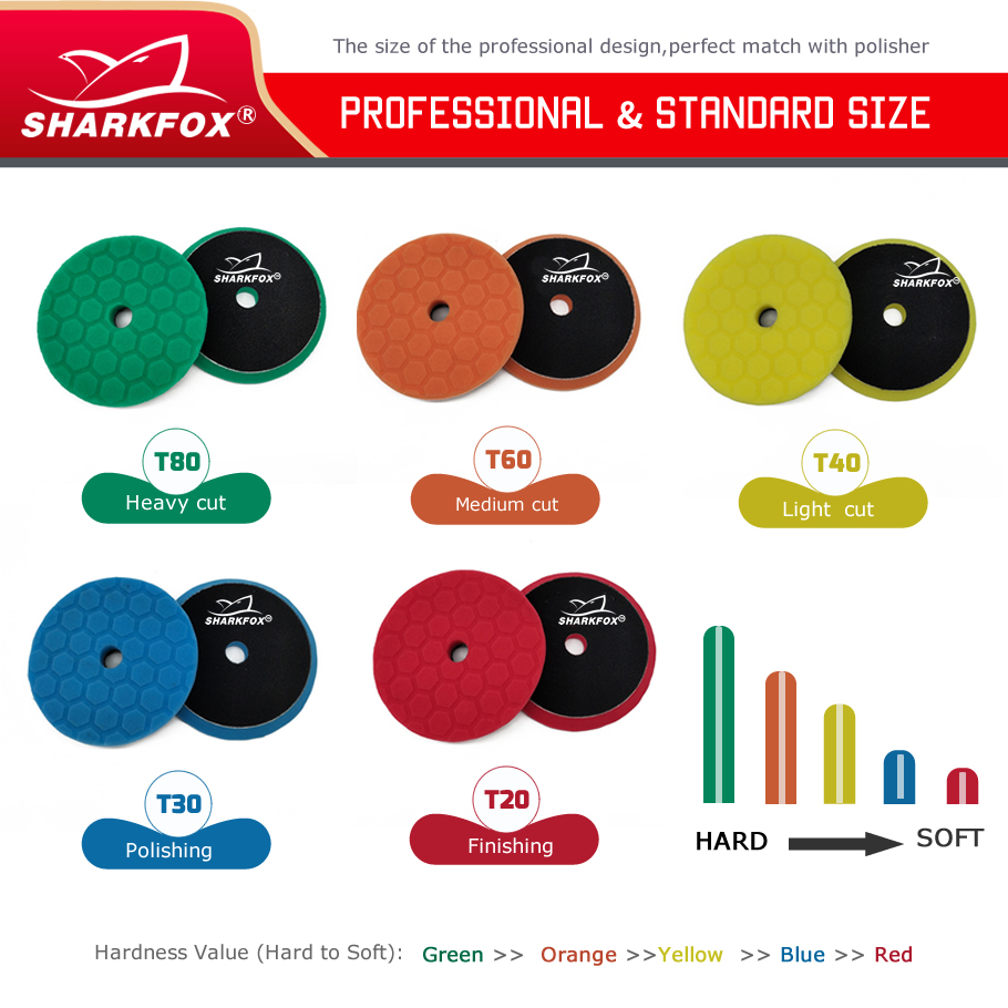 Sharkfox 5 adet/takım 5 inç (1 - Polish Pad Set Buffer incelemesi ve fiyatı