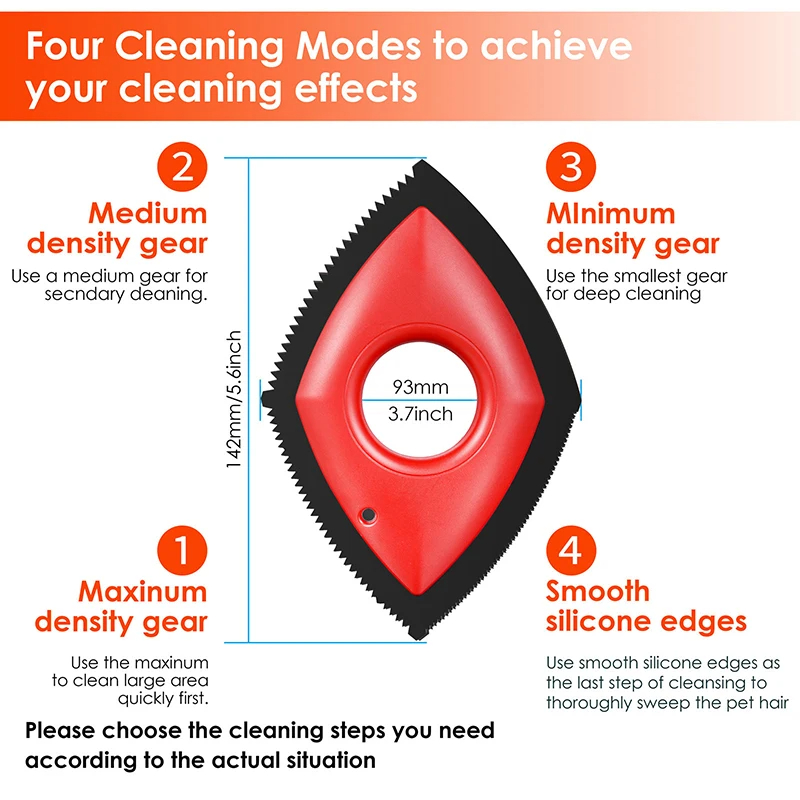 4 modlu Pet Saç Çıkarıcı Tarak - Seat Cleaner Fabric incelemesi ve fiyatı