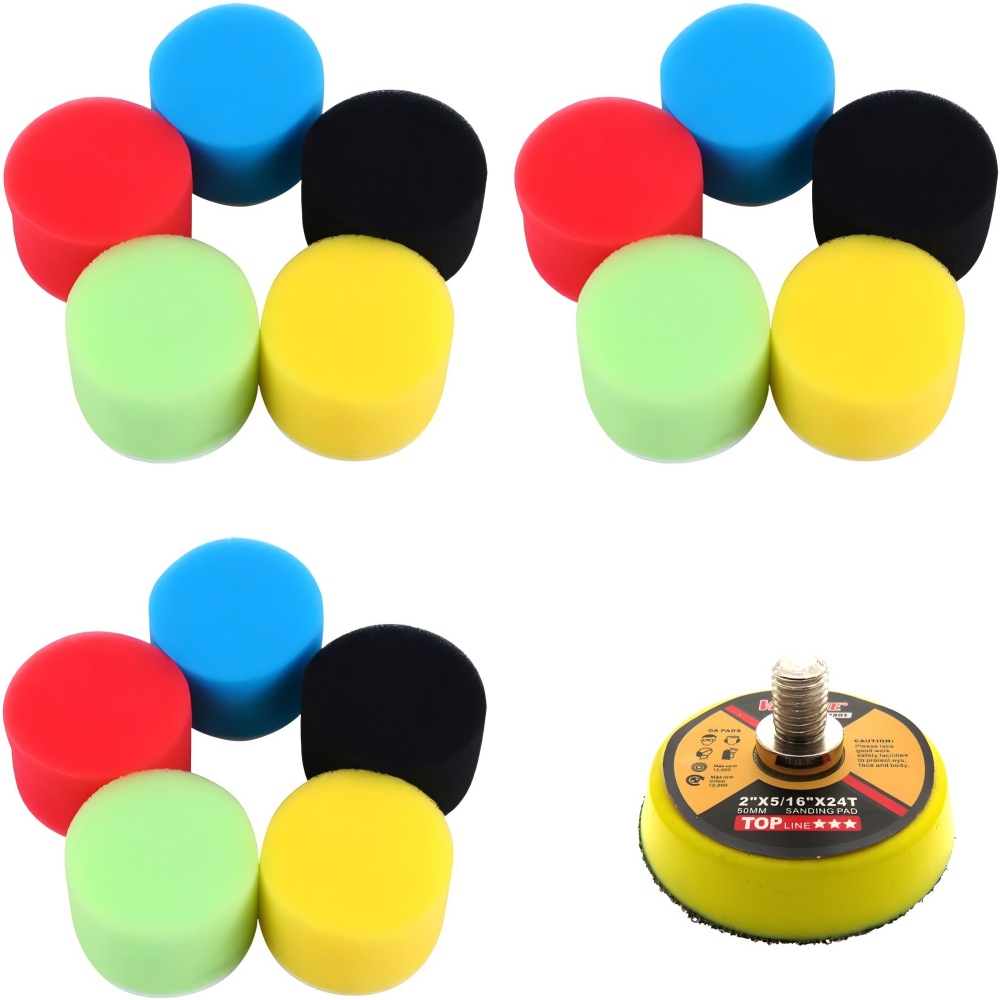 2 inç 50MM Araba Cilası Polisa - Polish Pad Set Buffer incelemesi ve fiyatı