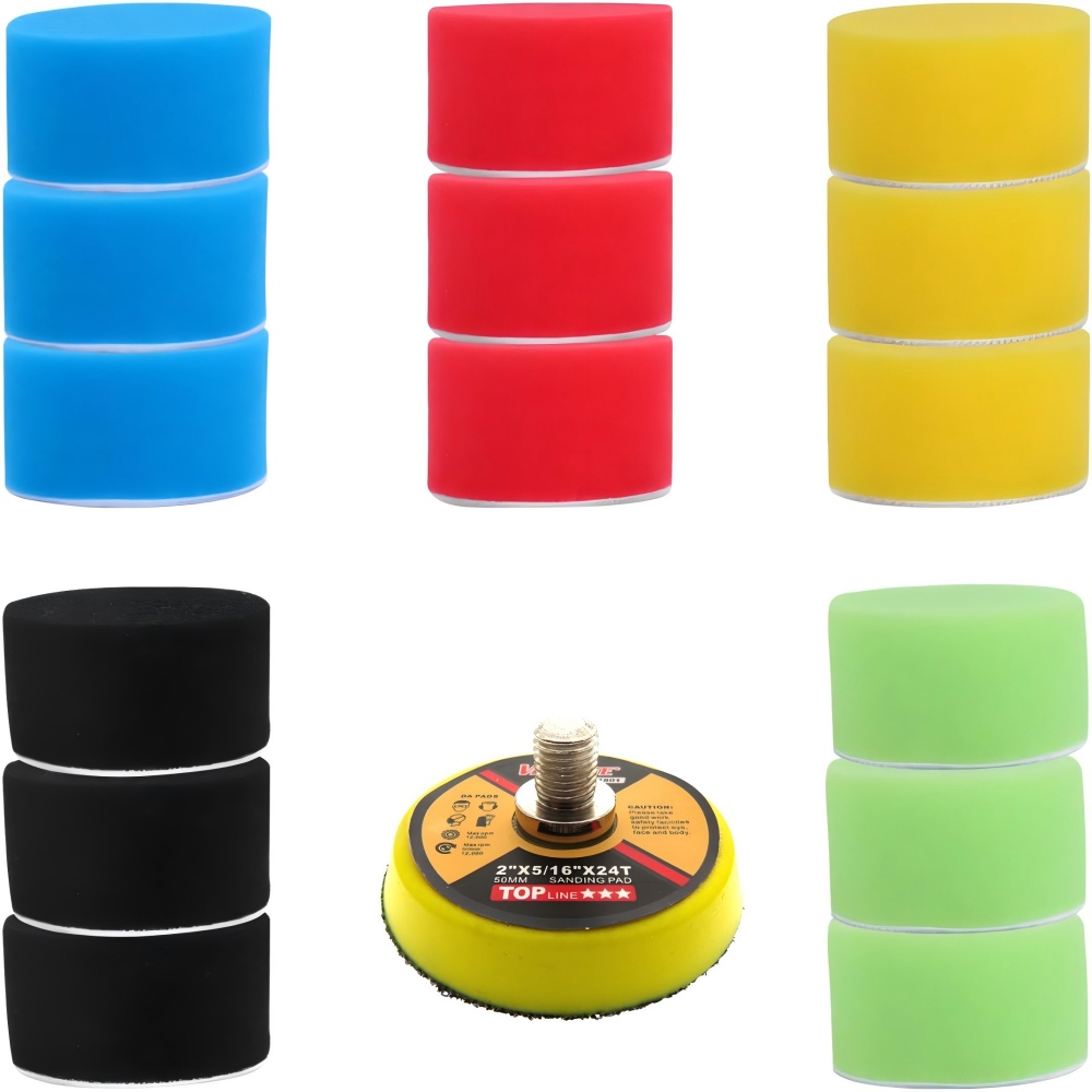 2 inç 50MM Araba Cilası Polisa - Polish Pad Set Buffer incelemesi ve fiyatı