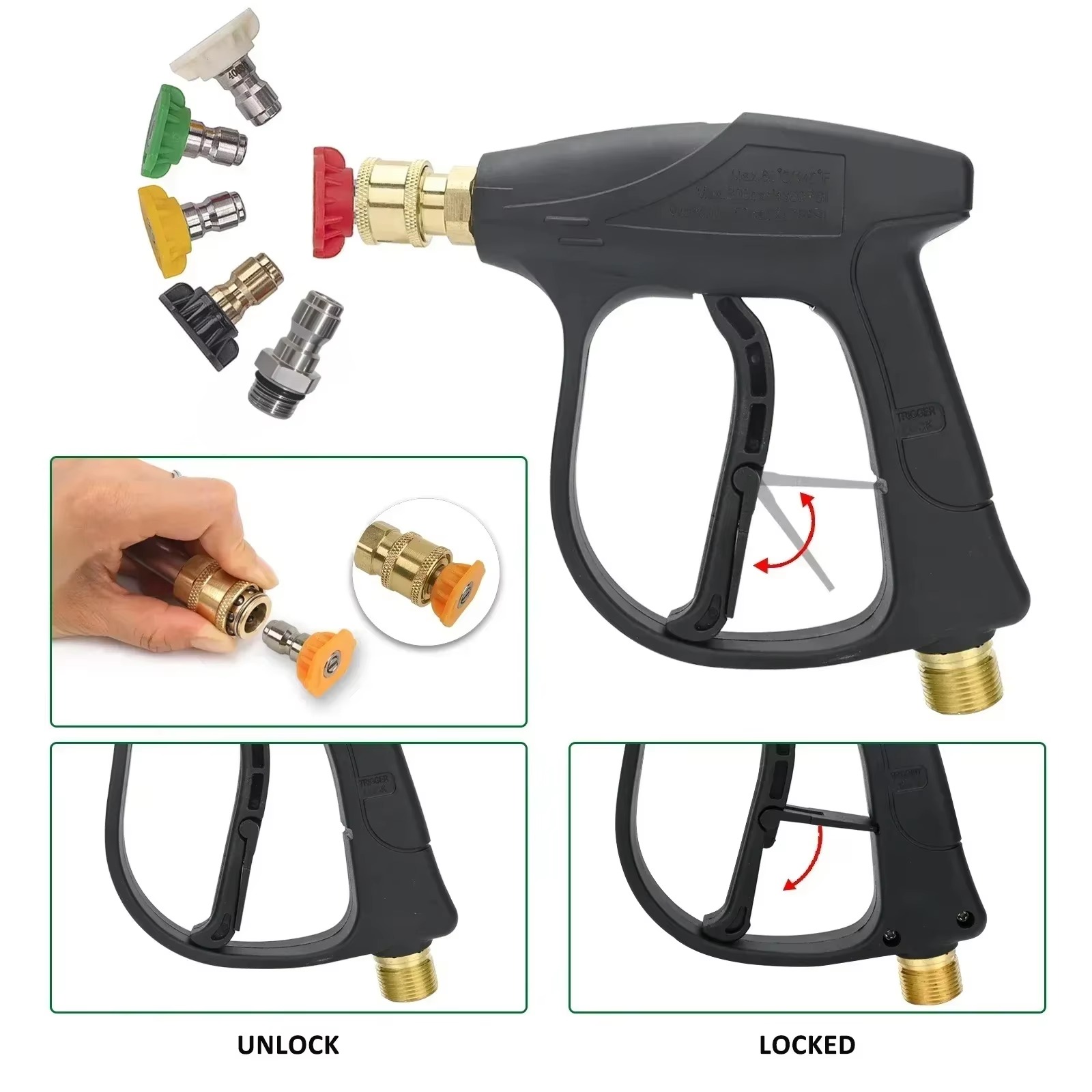 Kar Köpüğü Tabancası Kılıfı Se - Pressure Washer Foam Gun incelemesi ve fiyatı