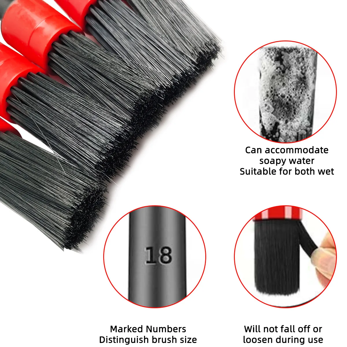 126 Parçalı Araç Detay Temizle - Dirt Brush Interior incelemesi ve fiyatı