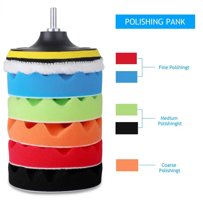 8 adet araba parlatma pedleri  - Polish Pad Set Buffer incelemesi ve fiyatı