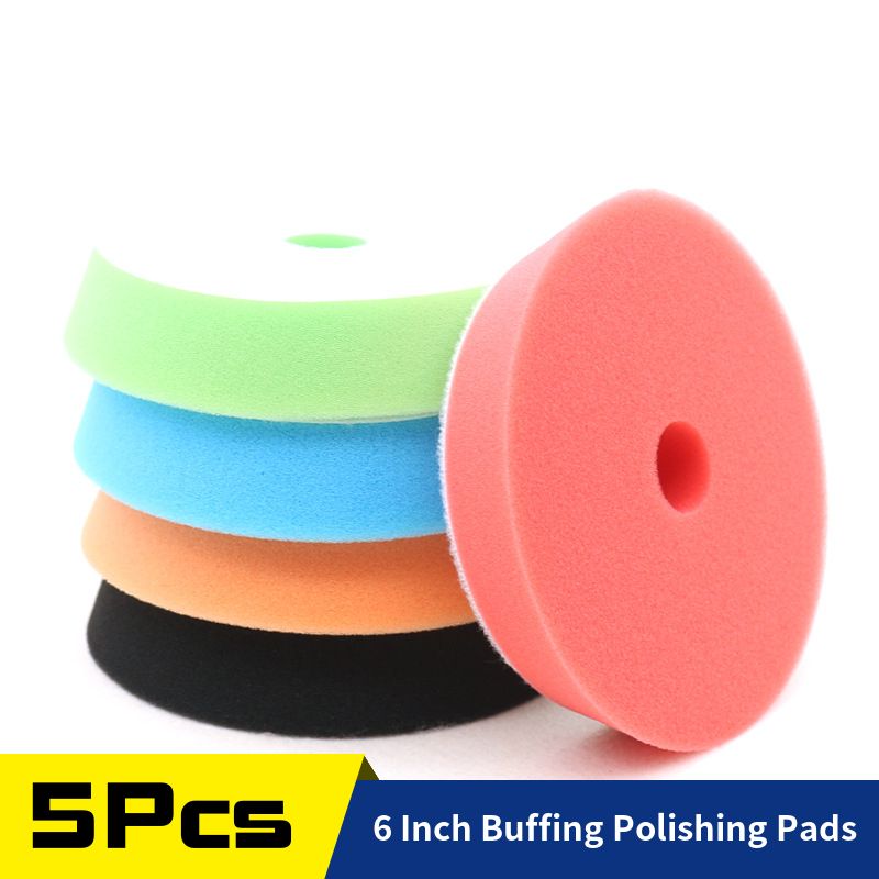 5 adet 6 inç Sünger Parlatma P - Polish Pad Set Buffer incelemesi ve fiyatı