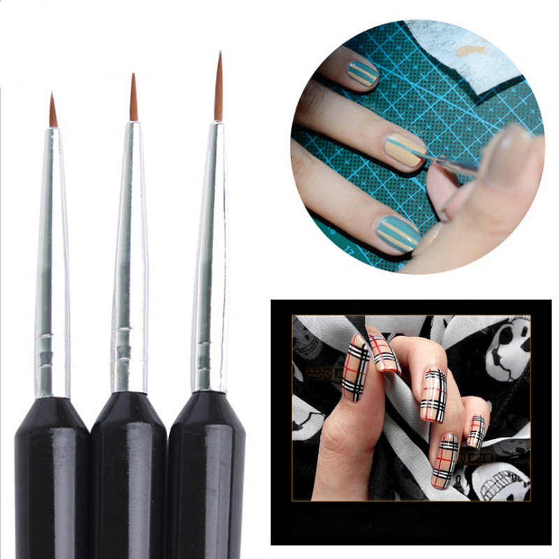 3 adet Ultra ince Nail Art Lin - Detailing Brush Set incelemesi ve fiyatı