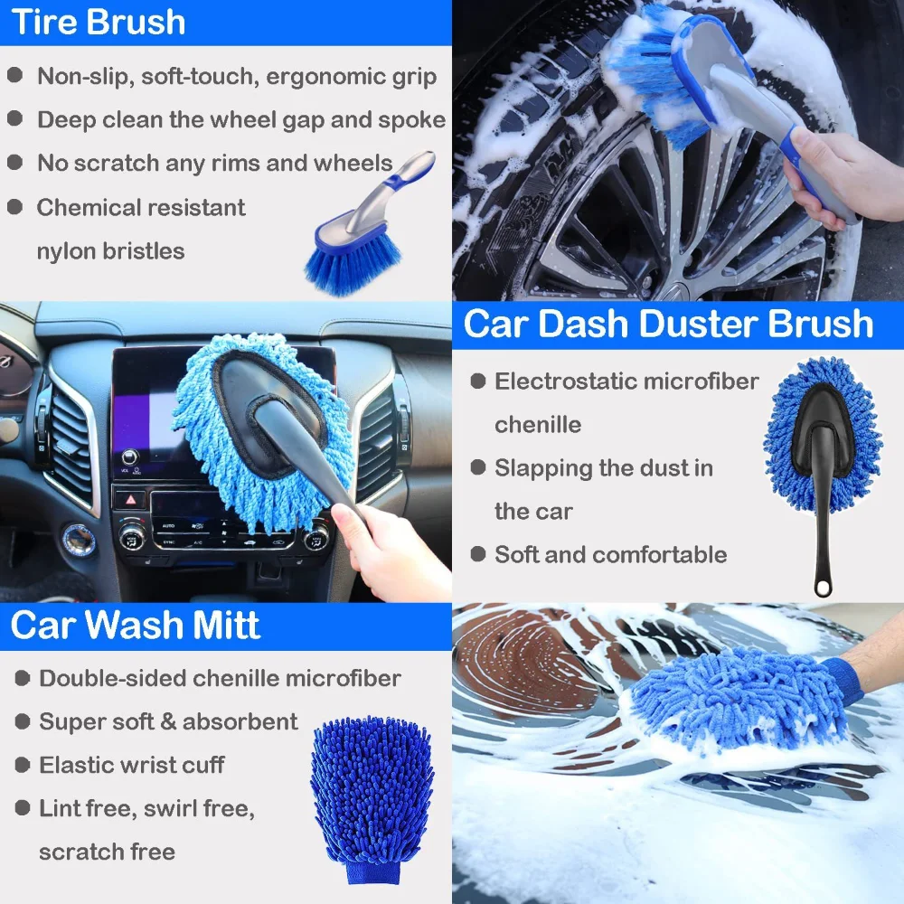 Araba Yıkama Fırçası Seti Deta - Dirt Brush Interior incelemesi ve fiyatı